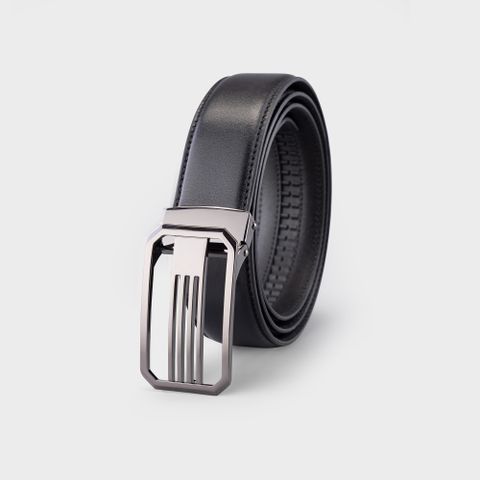 Thắt lưng nam da thật cao cấp khóa tự động 3.5cm TRITA RTLK315D3 màu đen