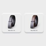  Thắt lưng Trita (Thời trang nam - Dây nịt da thật RTL076F4V15N) màu nâu 