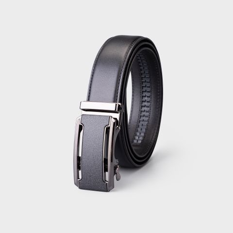 Thắt lưng nam da thật khóa tăng Trita RTL071D Màu đen