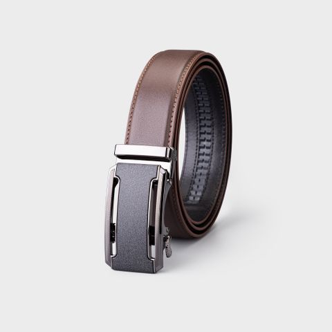 Thắt lưng nam da thật khóa tăng Trita RTL071N Màu nâu