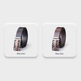  Thắt lưng Trita (Thời trang nam - Dây nịt da thật RTL072F4V7N) màu nâu 
