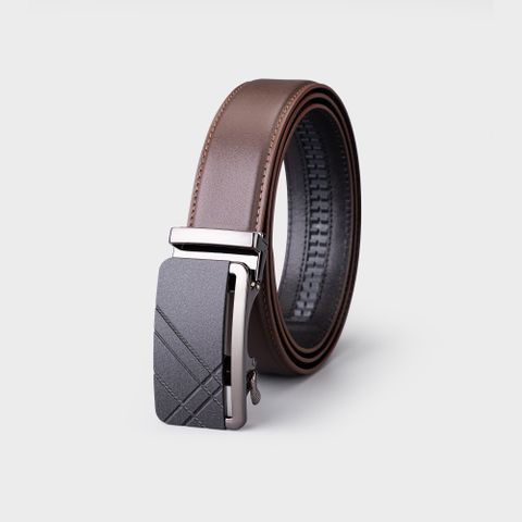 Thắt lưng nam da thật cao cấp khóa tự động 4cm Trita RTLT415N1 màu nâu