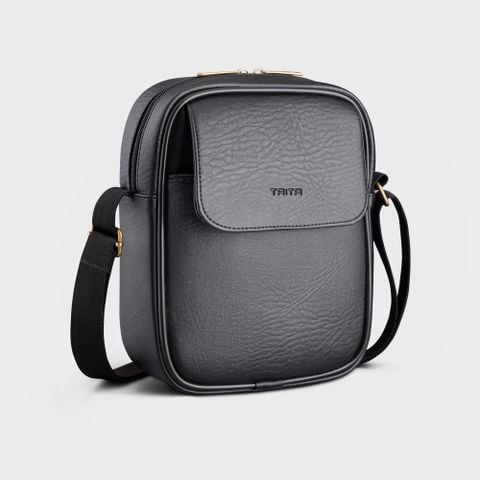 Túi đeo chéo da nam nắp gập Trita RTN14