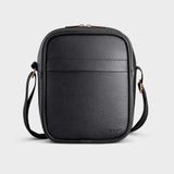  Túi Trita (Thời trang nam dáng đứng - Túi đeo chéo da RTN12D) màu đen 