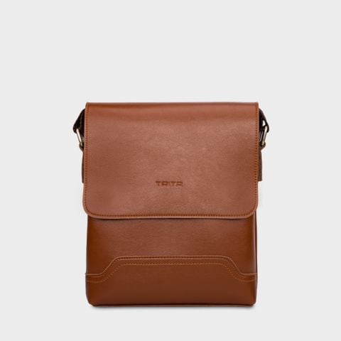  Túi đeo chéo nam Trita ( Phối nắp gập thời trang RTN2B ) màu bò 