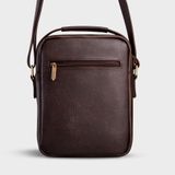  Túi Trita (Thời trang nam phối ngăn - Túi đeo chéo da RTN3N) màu nâu 