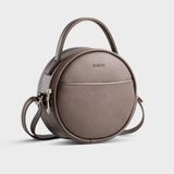  Túi Trita (Thời trang nữ dáng tròn - Túi đeo chéo da RHN261N) màu nâu 