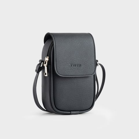 Túi đeo chéo da nữ thời trang Trita RHN150D màu đen
