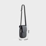  Túi Trita (Thời trang nữ đựng điện thoại - Túi đeo chéo da RHN150D) màu đen 