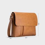  Túi Trita (Thời trang nam phối ngăn - Túi đeo chéo da RTN5BN) màu bò nhạt 