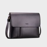  Túi Trita (Thời trang nam phối ngăn - Túi đeo chéo da RTN5D) màu đen 