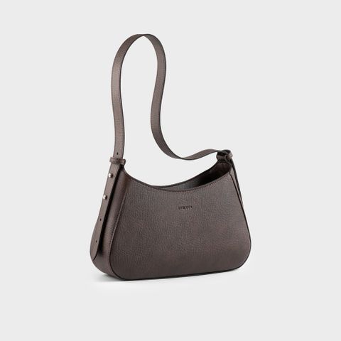 Túi đeo vai da nữ hình thang sang trọng Trita RHN178N màu nâu