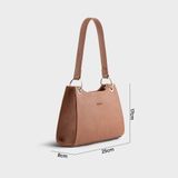  Túi Trita (Thời trang nữ quai ngắn phong cách - Túi đeo vai da RHN223B) màu bò 