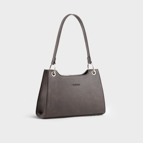 Túi đeo vai da nữ quai ngắn phong cách Trita RHN223N màu nâu