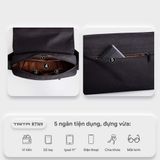  Túi Trita (Thời trang nam dáng ngang cao cấp - Túi đeo chéo da RTN9D) màu đen 