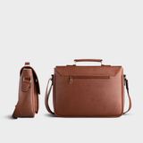  Túi Trita (Thời trang nam phối quai trên - Túi đeo chéo da RTN8BD) màu bò đậm 