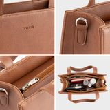  Túi Trita (Thời trang nữ kiểu dáng đơn giản cỡ trung - Túi xách da RTX45D) màu đen 