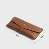  Ví Trita (Thời trang nữ dáng dài cầm tay cao cấp - Ví da RV47B) màu bò 