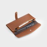  Ví Trita (Thời trang nữ dáng dài cầm tay cao cấp - Ví da RV47B) màu bò 