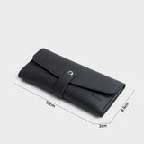  Ví Trita (Thời trang nữ dáng dài cầm tay cao cấp - Ví da RV47D) màu đen 