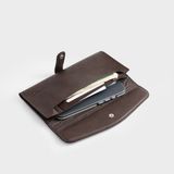  Ví Trita (Thời trang nữ dáng dài cầm tay cao cấp - Ví da RV47N) màu nâu 