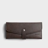  Ví Trita (Thời trang nữ dáng dài cầm tay cao cấp - Ví da RV47N) màu nâu 