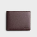  Ví nam da bò Trita (Thời trang nam dáng ngang - Ví da RVN16N) màu nâu 