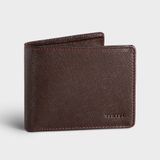  Ví nam da bò Trita (Thời trang nam gấp 2 ngang - Ví da RVN08N) màu nâu 
