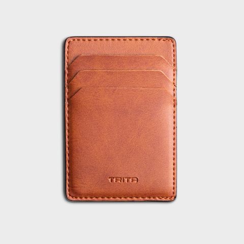  Ví Trita (Thời trang nam đựng namecard - Ví da Liberal RVN10BD) màu bò đậm 