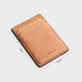  Ví Trita (Thời trang nam đựng namecard - Ví da Liberal RVN10BN) màu bò nhạt 