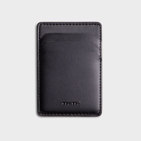  Ví Trita (Thời trang nam đựng namecard - Ví da Liberal RVN09D) màu đen 