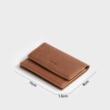  Ví Trita (Thời trang nữ dáng ngắn tiện lợi - Ví da RV100B) màu bò 