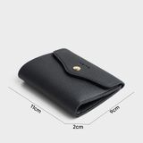  Ví Trita (Thời trang nữ gập 3 phong cách basic - Ví da RV59D) màu đen 