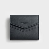  Ví Trita (Thời trang nữ nắp gập viền thoi - Ví da RV88D) màu đen 