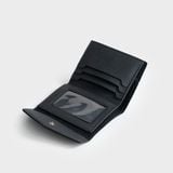  Ví Trita (Thời trang nữ nắp gập viền thoi - Ví da RV88D) màu đen 