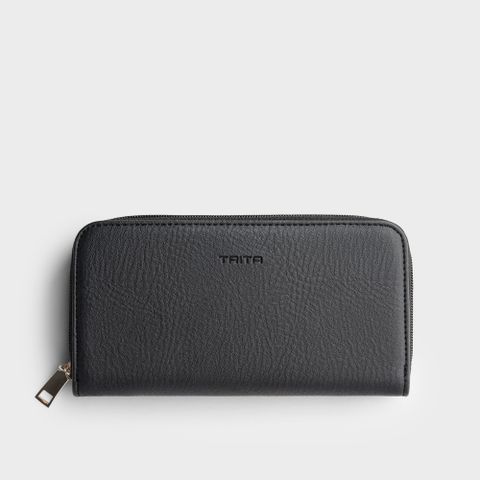 Ví da nữ thời trang cao cấp Trita RV82D màu đen