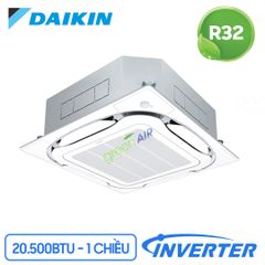 Điều Hòa Âm Trần Cassette Daikin 1 Chiều Inverter  20.500 BTU (FCF60CVM/RZF60CV2V) Điều Khiển Dây (BRC1E63+BYCQ125EAF)