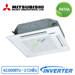 Điều Hòa Âm Trần Cassette Mitsubishi 2 Chiều Inverter 42.000BTU (FDT125VG/FDC125VN) Điều Khiển Không Dây (T-PSA-5AW-E/RCN-T-5AW-E2)