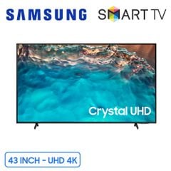 Smart Tivi Samsung Crystal UHD 4K 43 Inch UA43BU8000