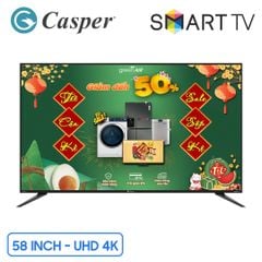 Smart Tivi Casper 4K 58 Inch 58UX5200