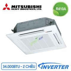 Điều Hòa Âm Trần Cassette Mitsubishi Inverter 2 Chiều 34.000 BTU (FDT100VG/FDC100VNP) Điều Khiển Không Dây (T-PSA-5AW-E/RCN-T-5AW-E2)