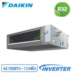 Điều Hòa Âm Trần Nối Ống Gió Daikin Inverter 1 Chiều 42.700 BTU (FBA125BVMA/RZF125CYM) Điều Khiển Không Dây (BRC4C66)