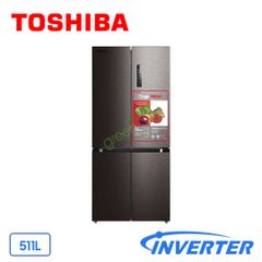 Tủ lạnh Toshiba 511 lít Inverter GR-RF610WE-PMV(37)-SG (4 cửa)