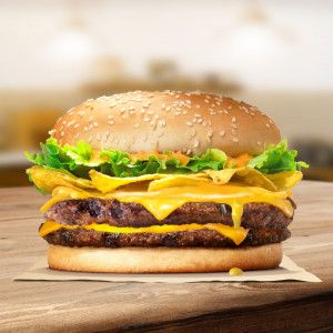  Burger 2 miếng bò khoai giòn tràn phô mai 