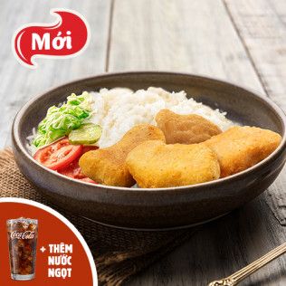  Combo Cơm Gà Nugget + Coca 