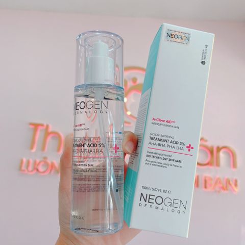 Toner Tẩy Tế Bào Chết 5% PHA - AHA - LHA - BHA Neogen Dermalogy Treatment Acid 150ml