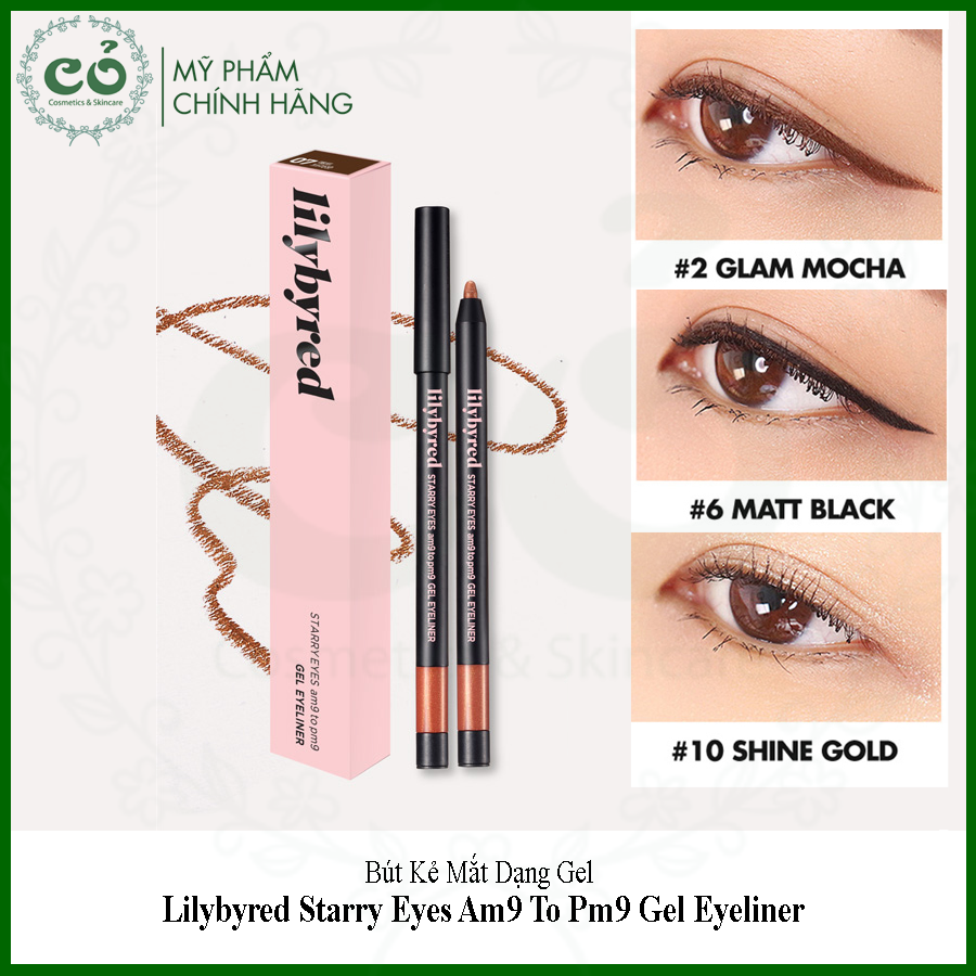 Bút Kẻ Mắt Dạng Gel Lilybyred Starry Eyes Am9 To Pm9 Gel Eyeliner