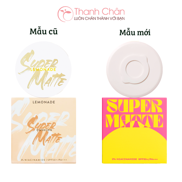 Phấn nước kiềm dầu Lemonade Supermatte Cushion 15g