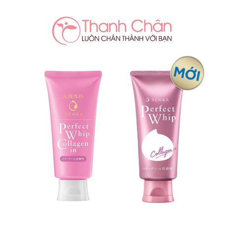 Sữa rửa mặt chống lão hóa Senka Perfect Whip Collagen In 120g