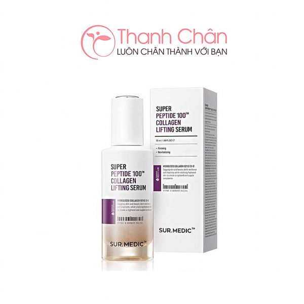 Tinh Chất Sur.medic+ Super Peptide 100tm Collagen Lifting Serum 50ml